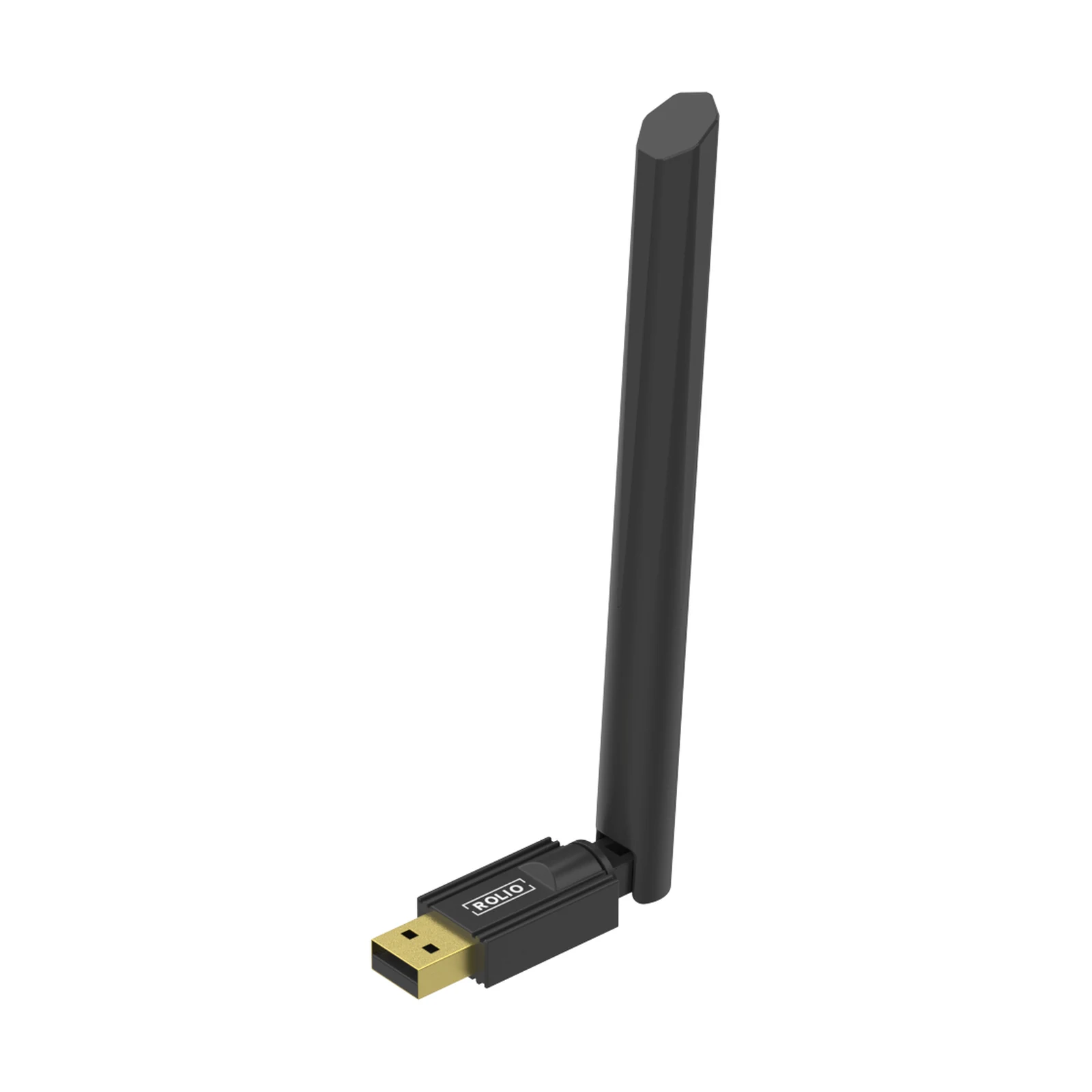 Rolio bluetooth adapter antenna upright, 3D product render by VelarVisuals