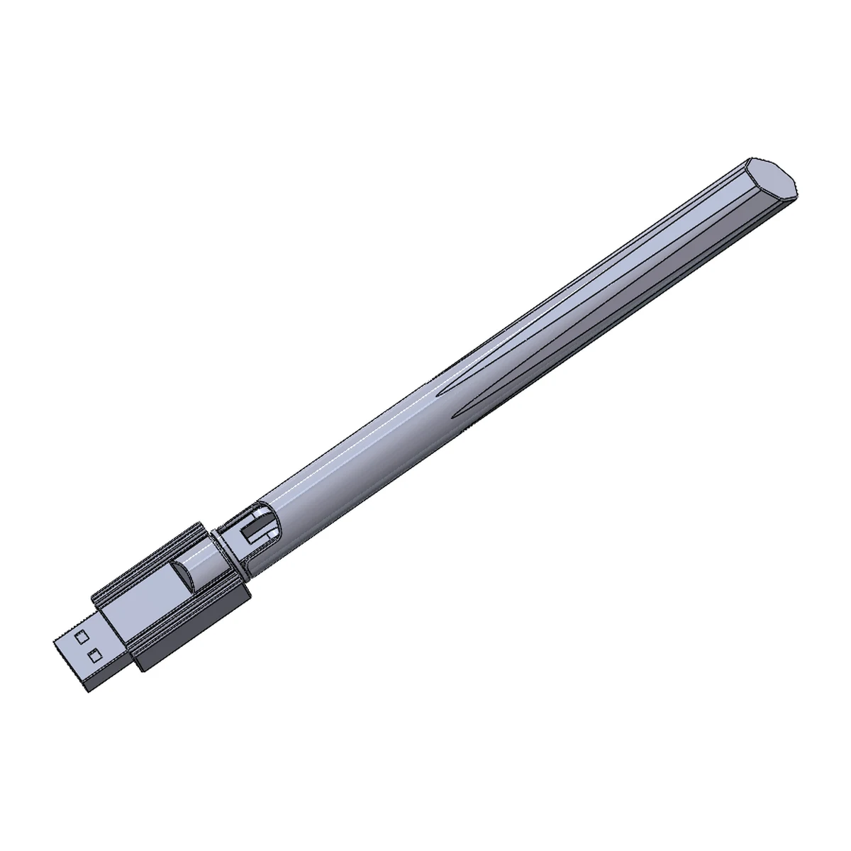 Parametric CAD model of a Bluetooth adapter